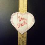 Valentines Day Ruler Heart Holder.. You Rule
